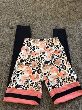 NOIRE BLANC Peaches & Creme NO scrunch legging high-rise Sz M